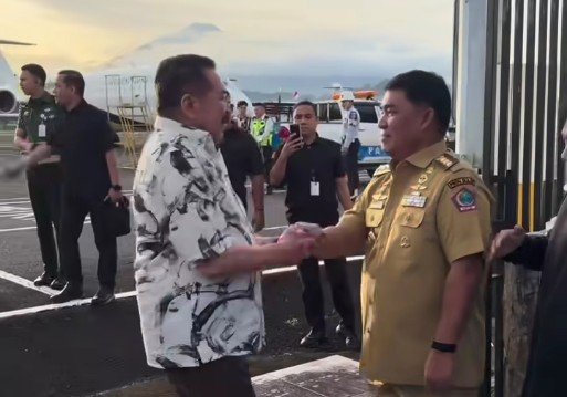 Tiba di Manado, Jaksa Agung RI Disambut Gubernur Sulut dan Jajaran Forkopimda