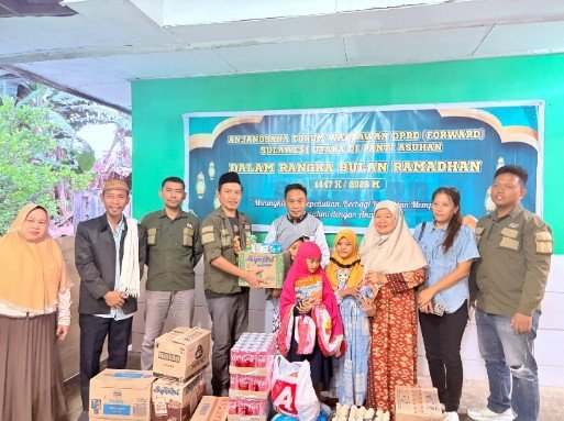 Sapa Anak Yatim di Panti Asuhan Assalam, Wartawan DPRD Sulut Gelar Buka Puasa Bersama