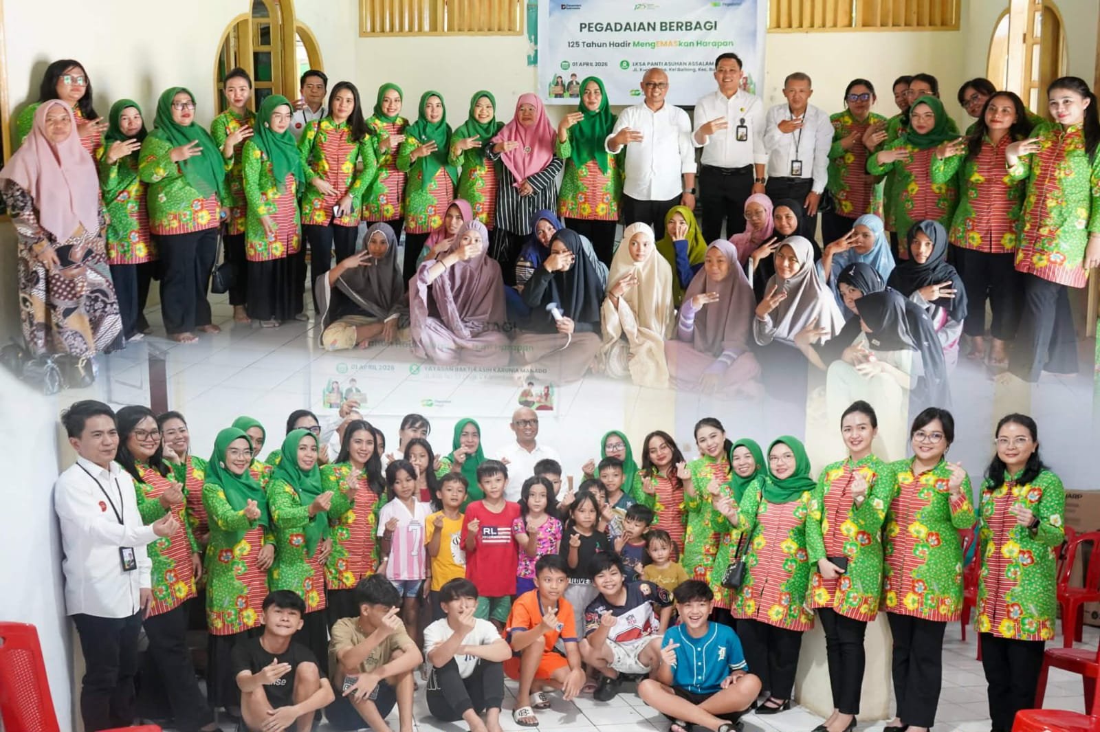 Di Usia ke-125, Pegadaian Bersama IIKP Hadir Mengemaskan Harapan Lewat Aksi Nyata di Manado